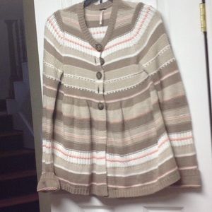 FREE PEOPLE Button up sweater